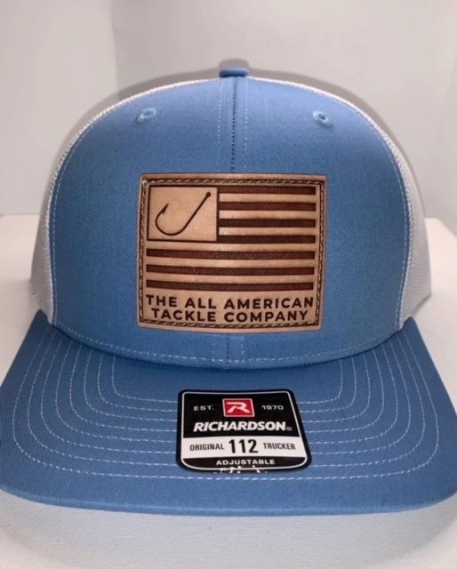 All American Hat Columbia Blue & White Center Logo